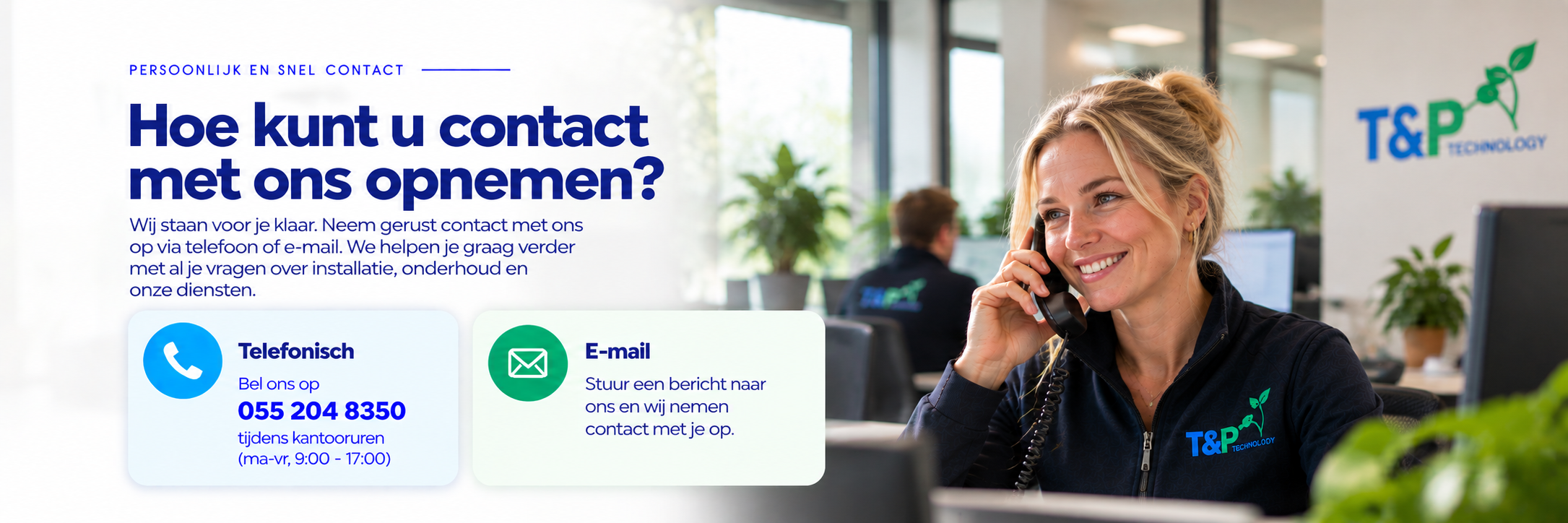 Persoonlijk Contact In Een Modern Kantoor