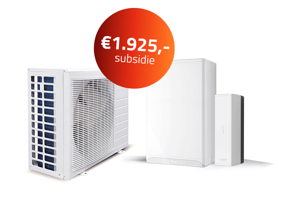 Intergas Xtend hybride warmtepomp buitenunit en binnenunit 5 kW
